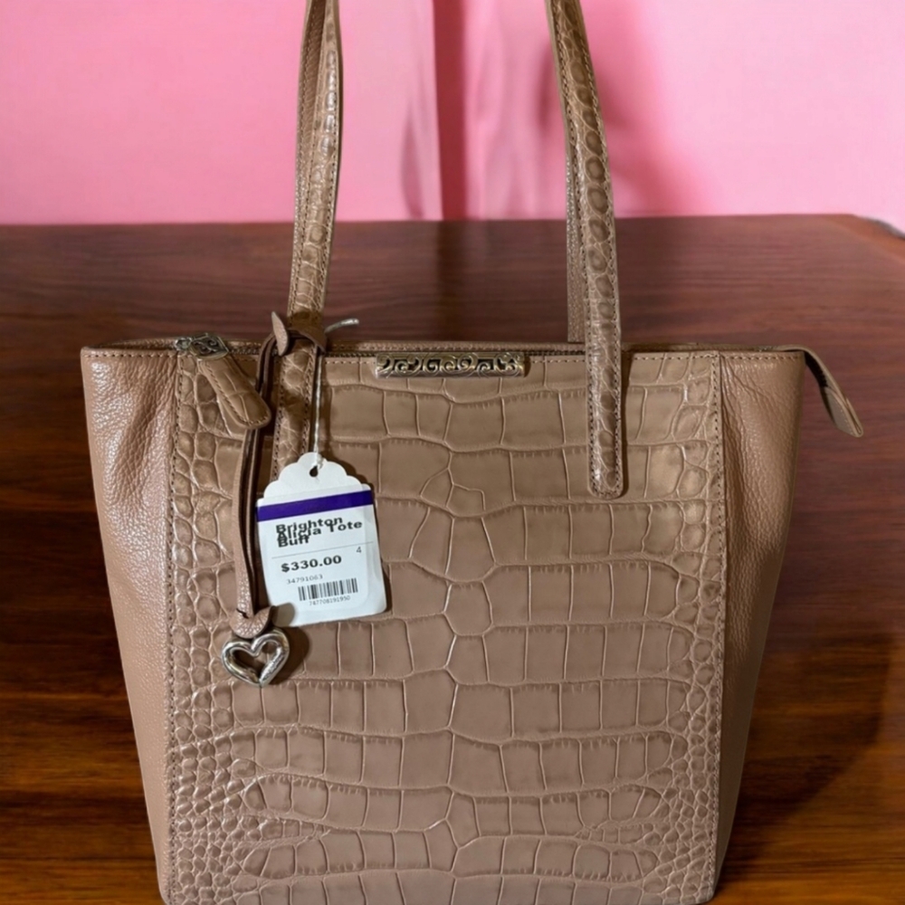 **Brighton Mingle Alicia Buff Handbag